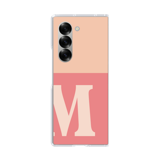Clear Case［ オリジナル - initial two tone - M pink ］