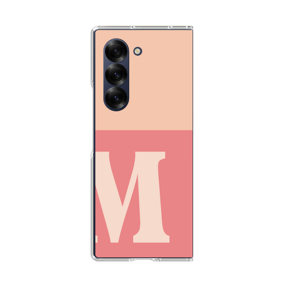 Clear Case［ オリジナル - initial two tone - M pink ］