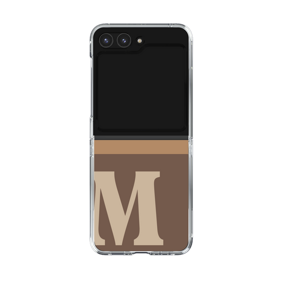 Clear Case［ Original - initial two tone - M brown ］