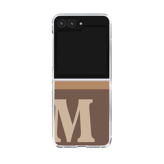 Clear Case［ Original - initial two tone - M brown ］