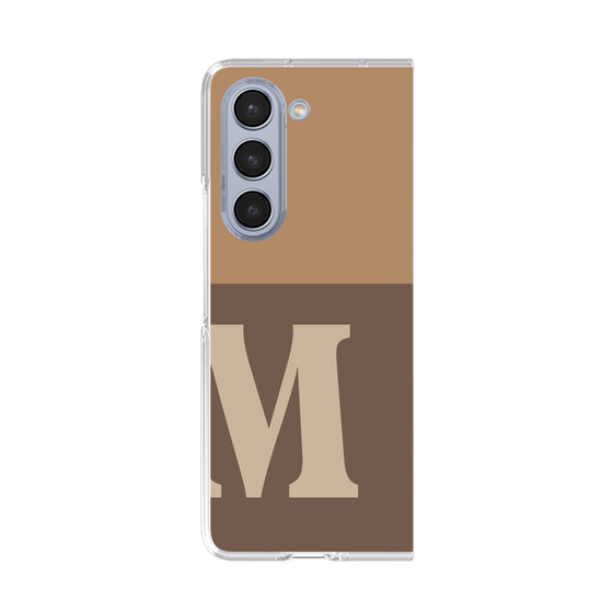 Clear Case［ Original - initial two tone - M brown ］
