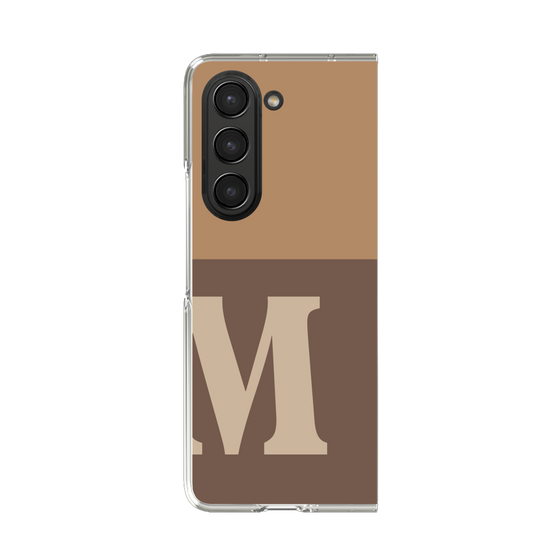Clear Case［ Original - initial two tone - M brown ］
