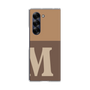 Clear Case［ オリジナル - initial two tone - M brown ］