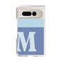 Clear Case［ Original - initial two tone - M blue ］