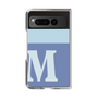 Clear Case［ Original - initial two tone - M blue ］