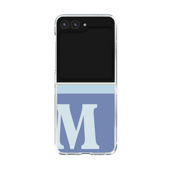 Clear Case［ Original - initial two tone - M blue ］