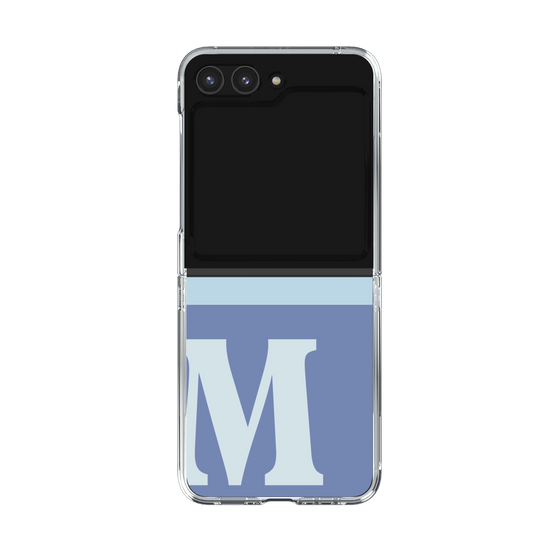 Clear Case［ Original - initial two tone - M blue ］