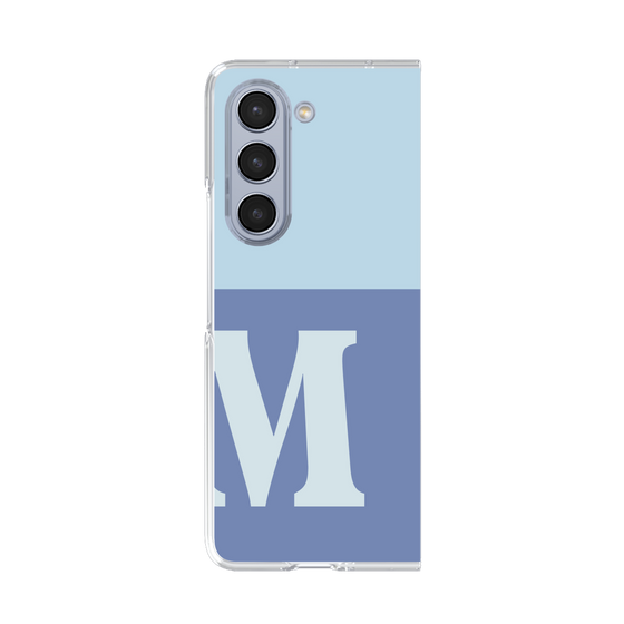Clear Case［ Original - initial two tone - M blue ］