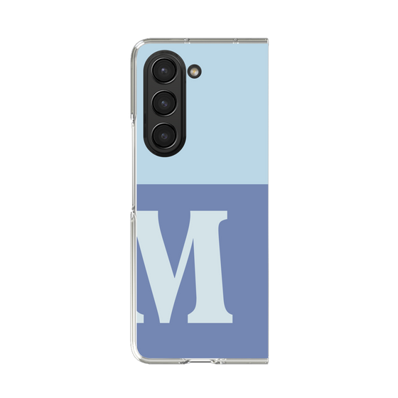 Clear Case［ Original - initial two tone - M blue ］
