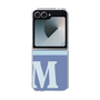 Clear Case［ オリジナル - initial two tone - M blue ］