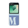 Clear Case［ オリジナル - initial two tone - M blue ］