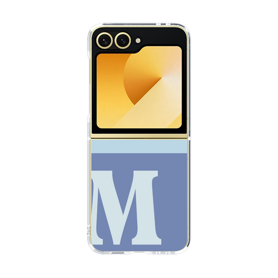 Clear Case［ オリジナル - initial two tone - M blue ］
