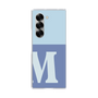 Clear Case［ オリジナル - initial two tone - M blue ］