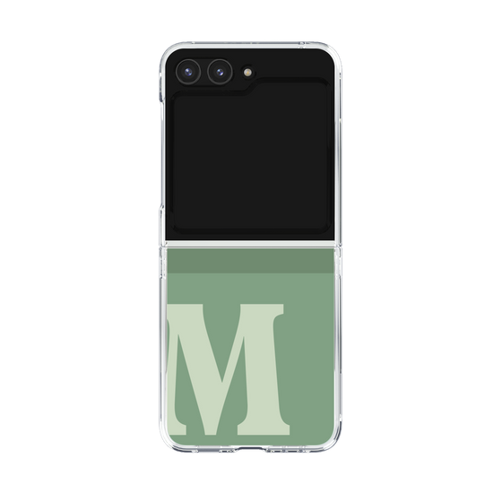 Clear Case［ Original - initial two tone - M green ］