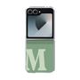 Clear Case［ オリジナル - initial two tone - M green ］