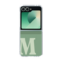 Clear Case［ オリジナル - initial two tone - M green ］