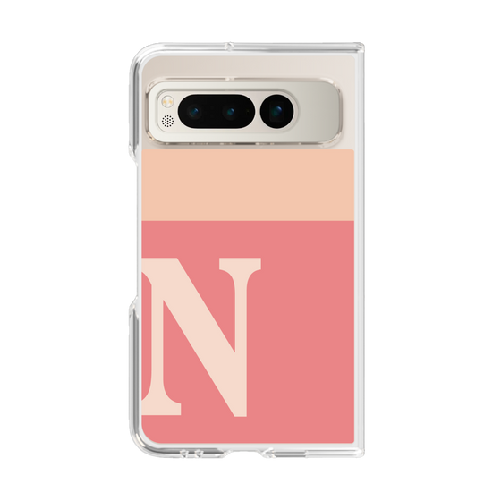 Clear Case［ Original - initial two tone - N pink ］