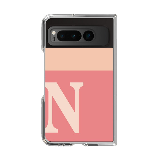 Clear Case［ Original - initial two tone - N pink ］