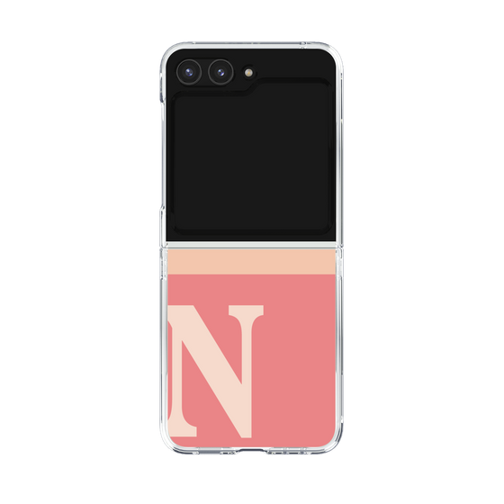 Clear Case［ Original - initial two tone - N pink ］