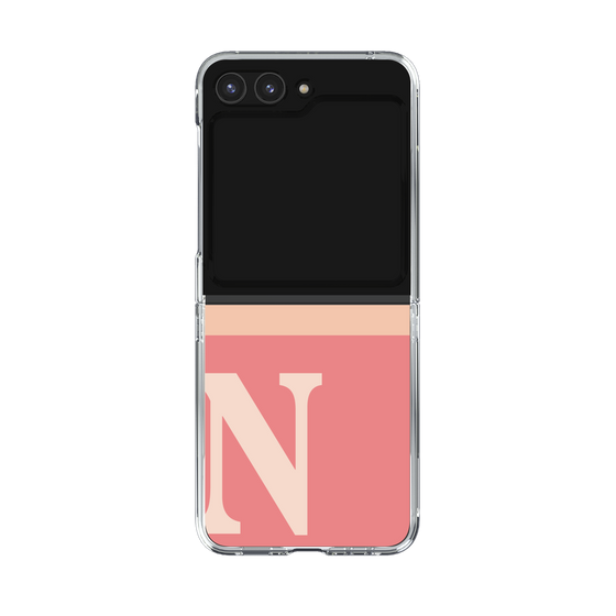 Clear Case［ Original - initial two tone - N pink ］