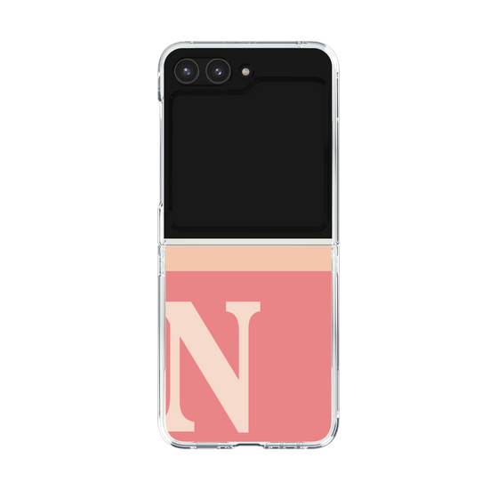 Clear Case［ Original - initial two tone - N pink ］