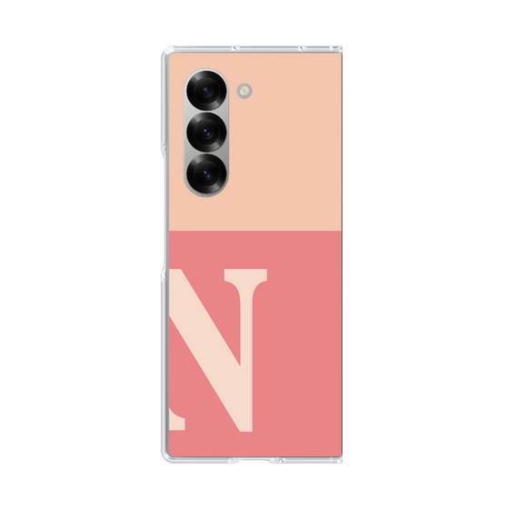 Clear Case［ オリジナル - initial two tone - N pink ］