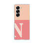 Clear Case［ オリジナル - initial two tone - N pink ］