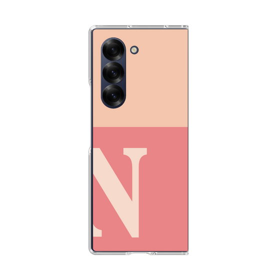 Clear Case［ オリジナル - initial two tone - N pink ］