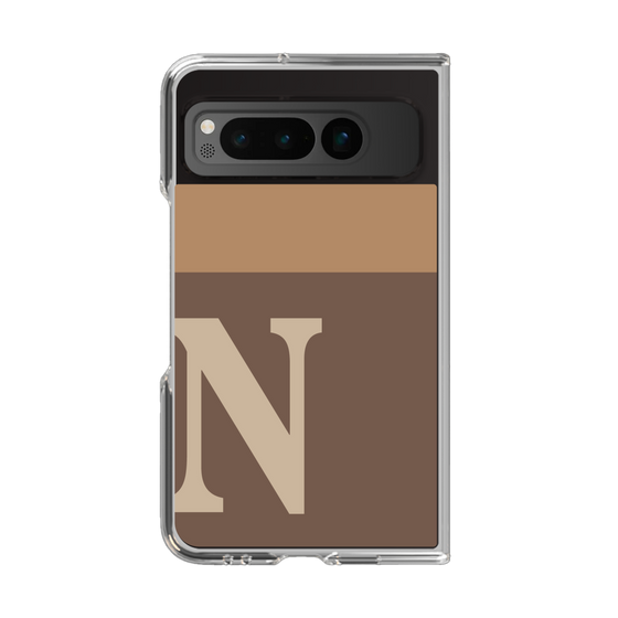 Clear Case［ Original - initial two tone - N brown ］