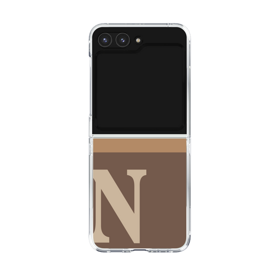 Clear Case［ Original - initial two tone - N brown ］