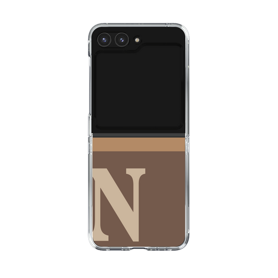 Clear Case［ Original - initial two tone - N brown ］