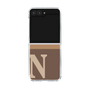Clear Case［ Original - initial two tone - N brown ］