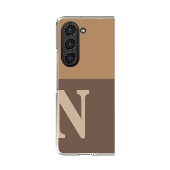 Clear Case［ Original - initial two tone - N brown ］