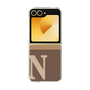 Clear Case［ オリジナル - initial two tone - N brown ］