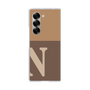 Clear Case［ オリジナル - initial two tone - N brown ］