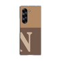 Clear Case［ オリジナル - initial two tone - N brown ］