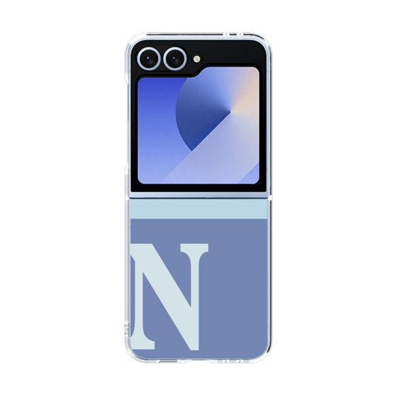 Clear Case［ オリジナル - initial two tone - N blue ］