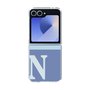 Clear Case［ オリジナル - initial two tone - N blue ］