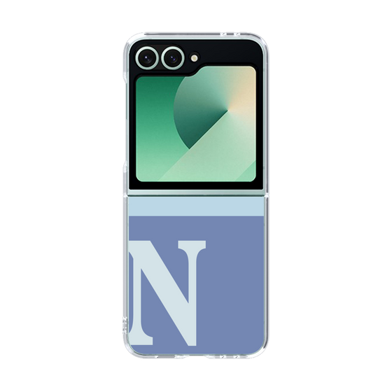Clear Case［ オリジナル - initial two tone - N blue ］