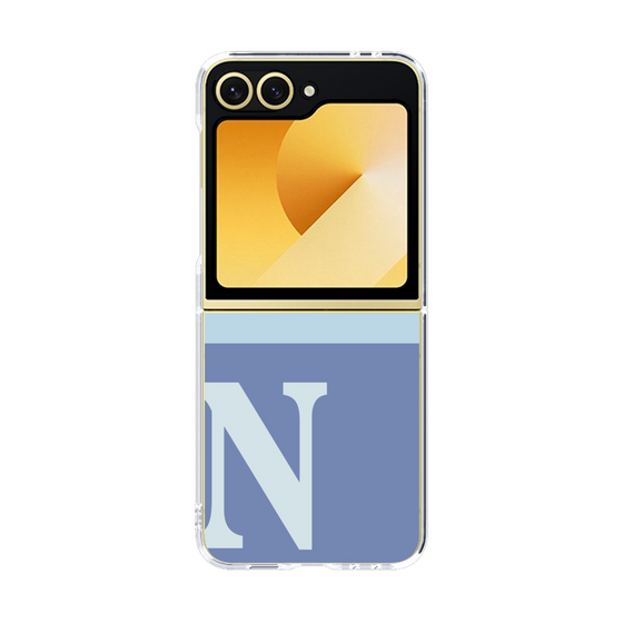 Clear Case［ オリジナル - initial two tone - N blue ］