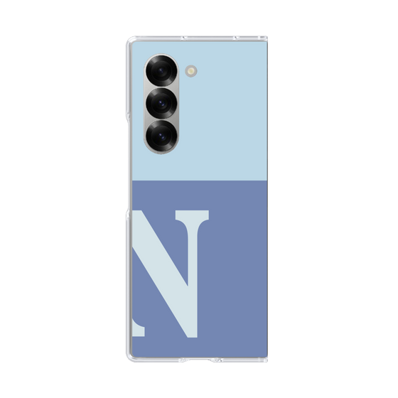 Clear Case［ オリジナル - initial two tone - N blue ］