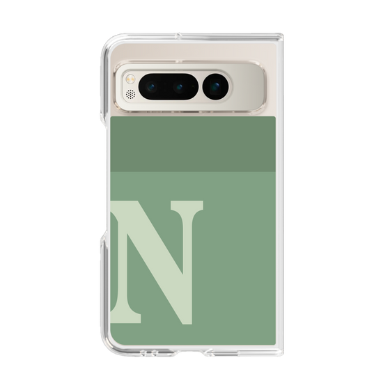 Clear Case［ Original - initial two tone - N green ］