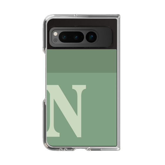 Clear Case［ Original - initial two tone - N green ］