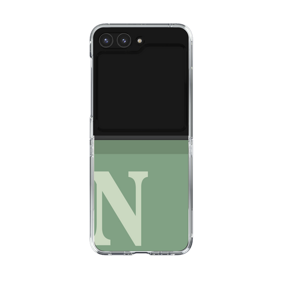 Clear Case［ Original - initial two tone - N green ］