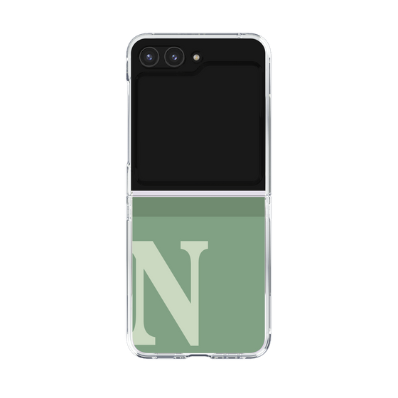 Clear Case［ Original - initial two tone - N green ］