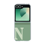 Clear Case［ オリジナル - initial two tone - N green ］