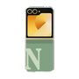 Clear Case［ オリジナル - initial two tone - N green ］