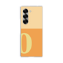 Clear Case［ オリジナル - initial two tone - O orange ］