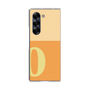 Clear Case［ オリジナル - initial two tone - O orange ］