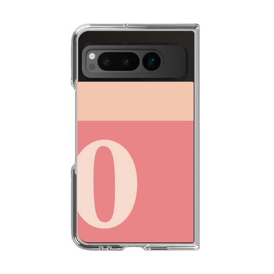 Clear Case［ Original - initial two tone - O pink ］